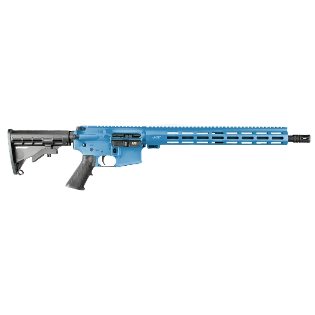 Picture of Alex Pro Firearms Guardian - Semi-Automatic Rifle - AR - 556 NATO/223 Remington - 16" 4150 Barrel - 15" MLOK Handguard - Cerakote Finish - Polar Blue - Polymer Grip - APF M4 Stock - 1 Magazine - 30 Rounds RI282PB