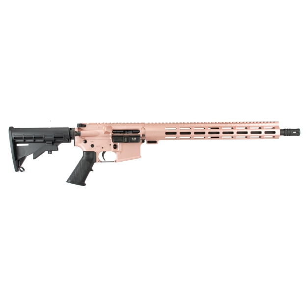 Picture of Alex Pro Firearms Guardian - Semi-Automatic Rifle - AR - 556 NATO/223 Remington - 16" 4150 Barrel - 15" MLOK Handguard - Cerakote Finish - Rose Gold - Polymer Grip - APF M4 Stock - 1 Magazine - 30 Rounds RI282RG