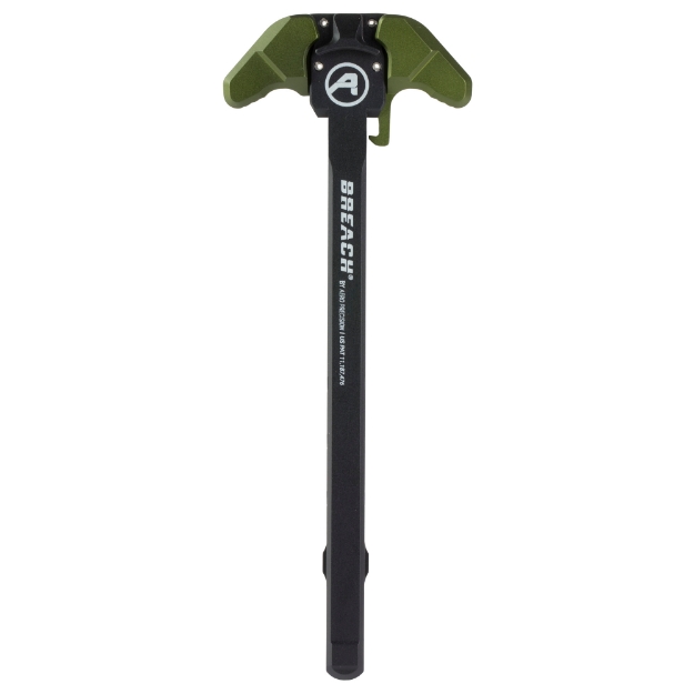 Picture of Aero Precision BREACH - AR-15 Charging Handle - Ambidextrous - Small Lever - Gas Deflection Shelf - Anodized Finish - Black and Olive Drab Green APRA700130C