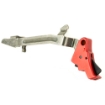 Picture of Apex Tactical Specialties Action Enhancement Trigger With Glock OEM Gen 3 Trigger Bar - Red Finish - Fits Glock Models (Gen 3 & Gen 4): G17 - G17L - G19 - G22 - G23 - G24 - G26 - G27 - G31 - G32 - G33 - G34 - G35 - G37 - G38 - G39 - Will Not Fit Gen 5 Models 102-150