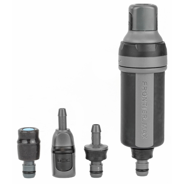 Picture of Aquamira Frontier Max - Filtration System - Includes Backcountry Plus Filter - Black and Gray 67016