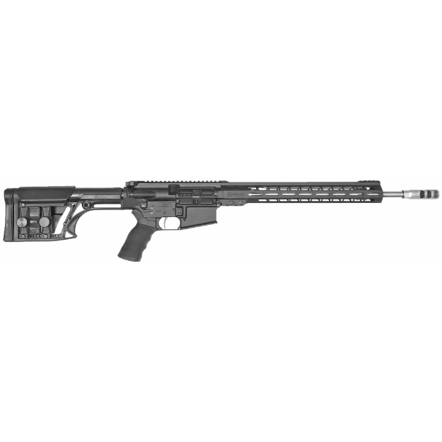 Picture of Armalite AR10 3-Gun - Semi-automatic - AR - 308 Winchester/762X51 - 18" Stainless Steel Barrel - 1:10 Twist - Tunable Muzzle Brake - Anodized Finish - Black - Ergo Grip - Luth-AR MBA-1 Stock - 15" MLOK Handguard - 4lb Single-Stage Timney Trigger - 25 Rounds - 1 Magazine AR103GN18