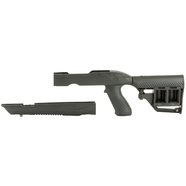 Picture of Adaptive Tactical Adaptive Tactical - Ruger 10/22 Take Down Stock - Polymer Construction - Adjustable Rear Stock with Magazine Storage Compartment - For Ruger 10-22 Takedown Models - Black 1081054