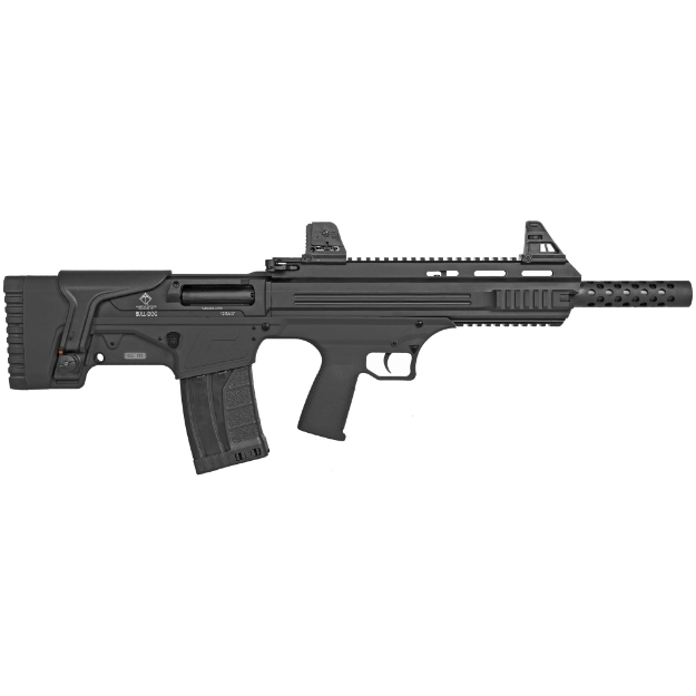 Picture of American Tactical Bulldog - Semi-automatic Shotgun - Bullpup - 12 Gauge 3" Chamber - 18.5" Barrel - Matte Finish - Black - Open Iron Sights - AR Style Charging Handle - 3-Piece Choke Tube Set - Adjustable Cheek Rest - Picatinny and M-LOK Rail -  5 Rounds - 1 Magazine ATIG12BDB