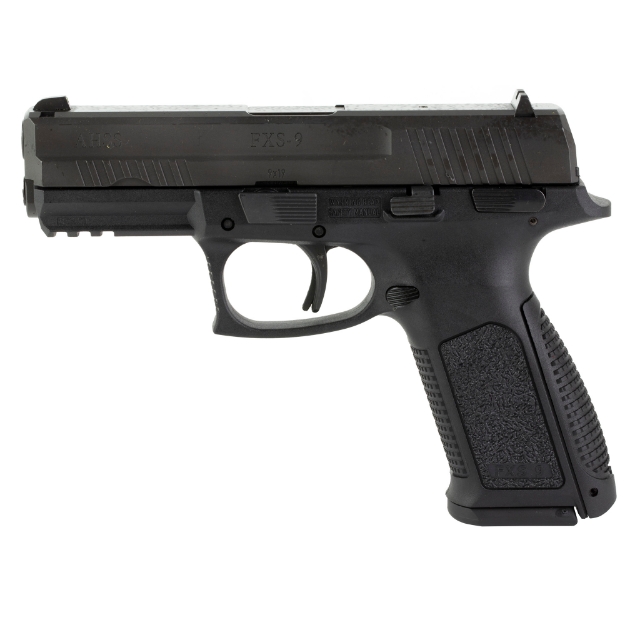 Picture of American Tactical FXS-9 - Semi-automatic - Striker Fired - Polymer Framed Pistol - Compact - 9MM - 4.2" Barrel - Nitride Finish - Black - Interchangable Backstrap - 10 Rounds - 1 CZ 75 Magazine ATIGFXS917