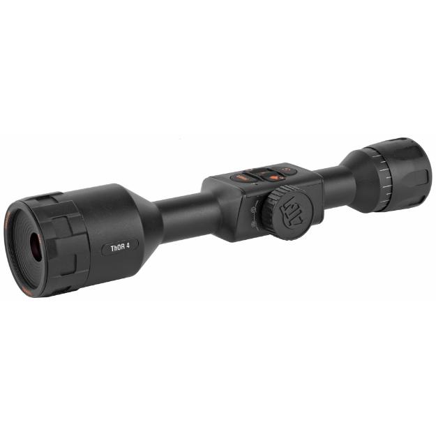 Picture of ATN THOR 4 384 - Thermal Rifle Scope - 1.25-5X - 384x288 - 5 Different Reticles In Red/Green/Blue/White/Black - Full HD Video Record - WiFi - GPS - Smooth Zoom and Smartphone With iOS or Android - Black Finish - Batteries Included TIWST4381A