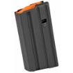 Picture of Ammunition Storage Components Magazine - 223 Rem - Fits AR-15 - 20Rd - Stainless - Black - Orange Follower 20-223-SS-BM-O-ASC